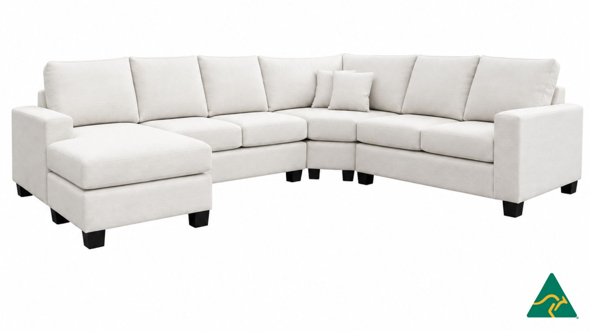 Custom Australian Manufactured COSMO Corner Modular Chaise Sofa Lounge, Made to Measure in Sydney Australia.