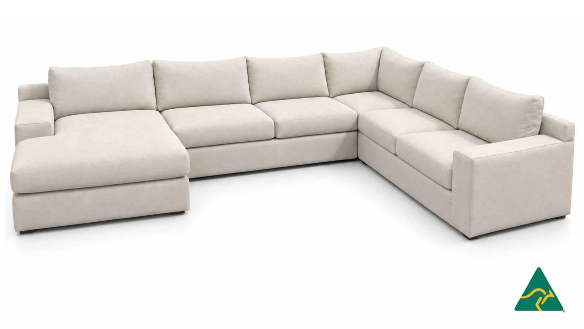 Custom Australian Manufactured FELIX Corner Modular Chaise Sofa Lounge, Made to Measure in Sydney Australia.