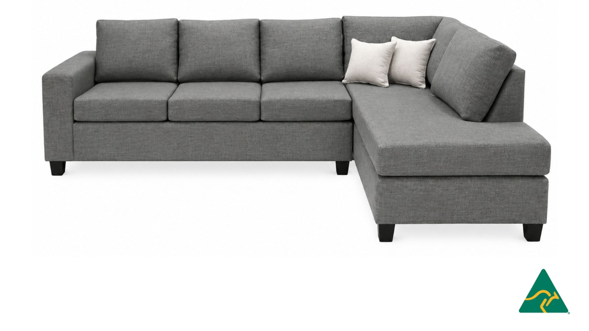 Custom Australian Manufactured KINGSGROVE Corner End Chaise Sofa Lounge, Made to Measure in Sydney Australia.
