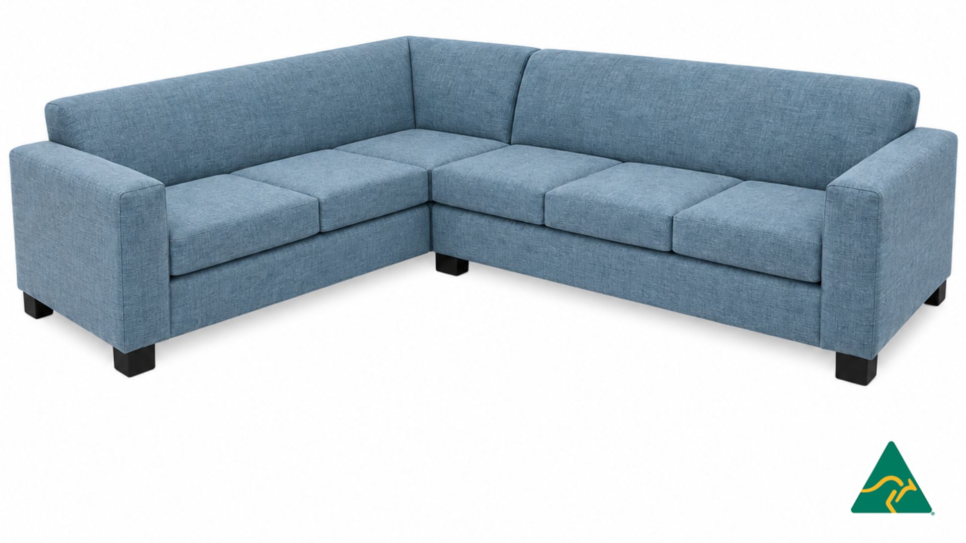 Custom Australian Manufactured MOSSVALE Corner Modular Sofa Lounge, Made to Measure in Sydney Australia.