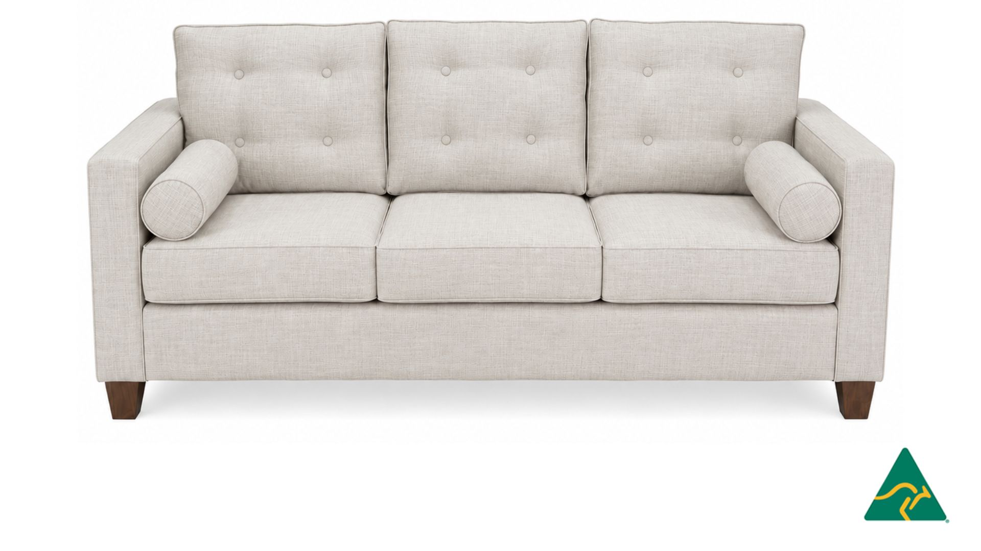 CUSTOM Australian Manufactured PARKER Sofa Lounge with Button Back Cushions, Made to Measure in Sydney Australia.