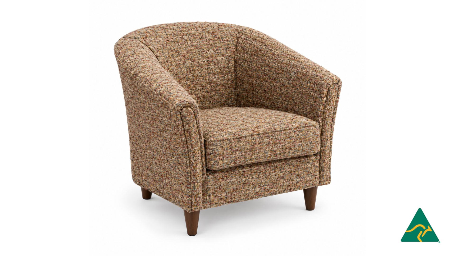 CUSTOM Australian Manufactured RUTH Tub Armchair, Upholstered in Material of Choice.