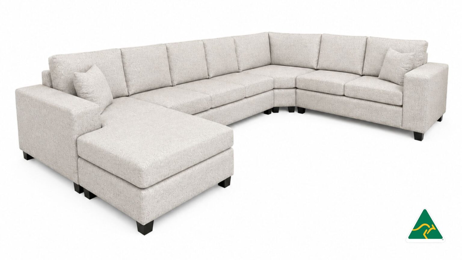 Australian Made Washington Corner Modular Lounge - locally crafted, available in leather and fabric