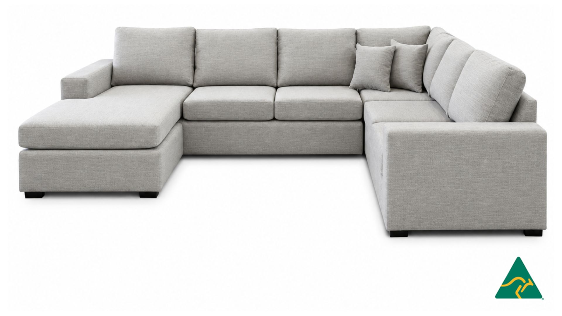 Custom Australian Manufactured ZENITH Corner Modular Reversible Chaise Sofa Lounge, Made to Measure in Sydney Australia.