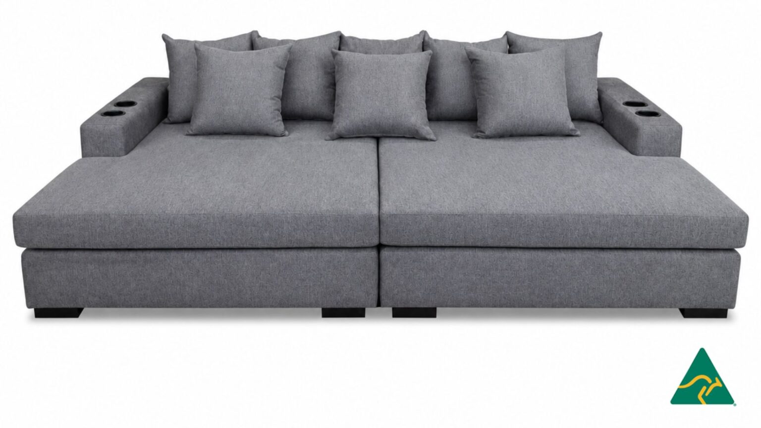 Australian Manufactured THEATRE DOUBLE Chaise Sofa Lounge, Made to Measure in Sydney Australia.
