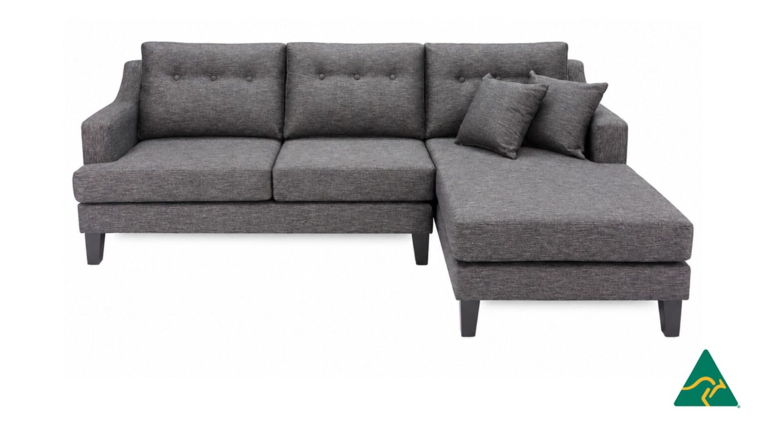 Australian Manufactured LILYFIELD 2 Seater Plus Chaise Sofa Lounge, Made to Measure in Sydney Australia.