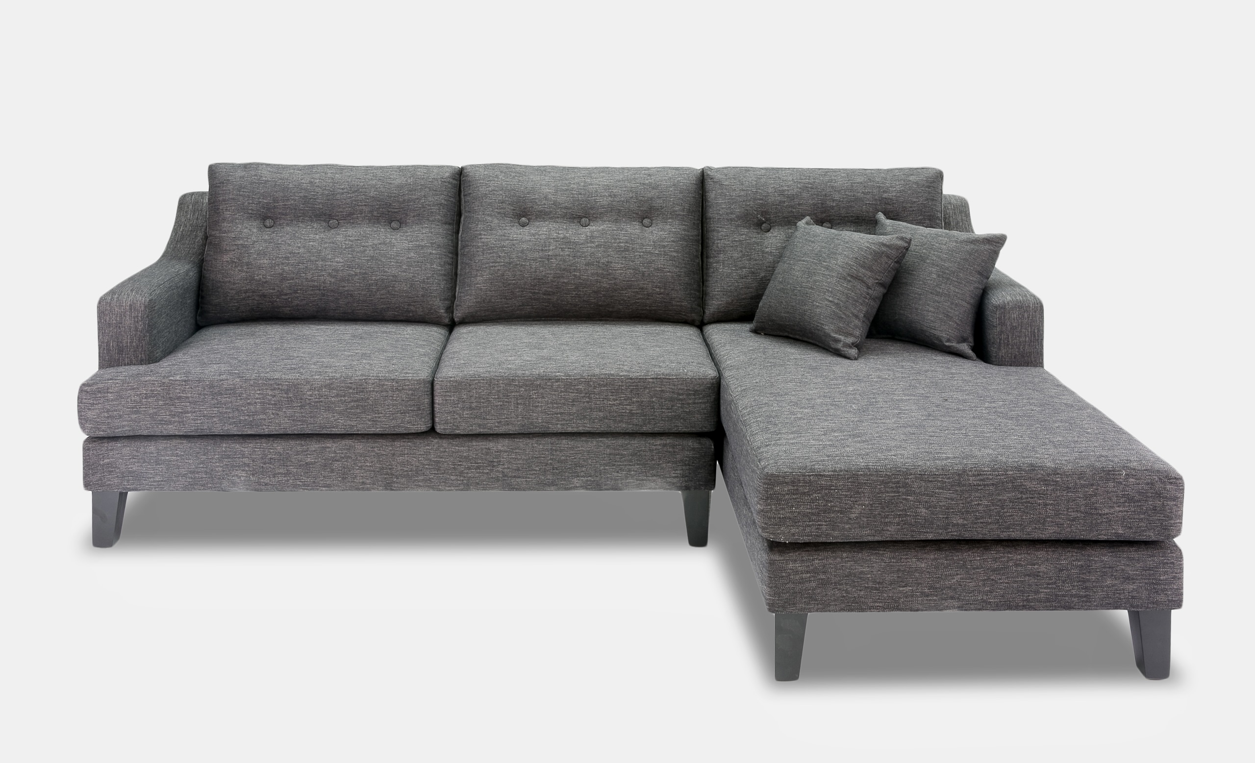 Lilyfield chaise lounge - buttoned (2)