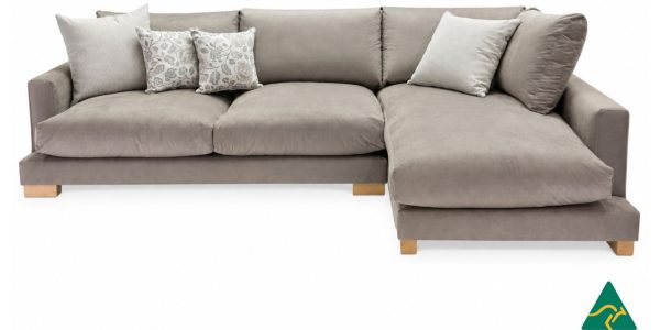 Australian Manufactured and Made to Measure ADRIAN 3 Seater Duo plus Large Chaise Sofa Lounge