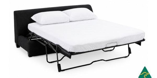 Custom Australian Manufactured CHICAGO Armless Design 2.5 Seater Double Sofa Bed Lounge, Made to Measure in Sydney Australia.