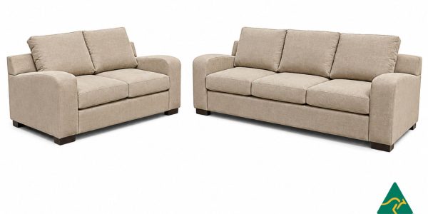 CUSTOM Australian Manufactured DOMINO 3 seater plus 2 seater Sofa Lounge Set, Made to Measure in Sydney Australia.