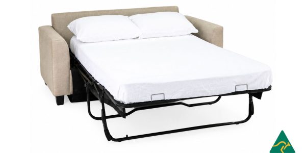 Custom Australian Manufactured MARSDEN 2.5 Seater Double SofaBed 6" LATEX Lounge, Made to Measure in Sydney Australia.