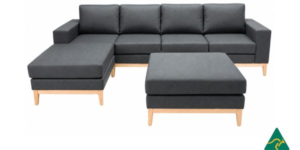 Australian Manufactured NILE Chaise Ottoman Sofa Lounge / U shape, Made to Measure in Sydney Australia.