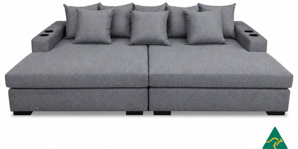 Australian Manufactured THEATRE DOUBLE Chaise Sofa Lounge, Made to Measure in Sydney Australia.