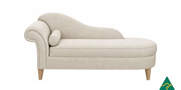 Custom Australian Manufactured TAMMY Chaise Chair Sofa Lounge, Made to Measure in Upholstery of Choice. Genuine Leather or Fabric, Made in Sydney Australia.