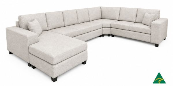 Australian Made Washington Corner Modular Lounge - locally crafted, available in leather and fabric